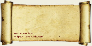 Nada Aksentijević vizit kartica